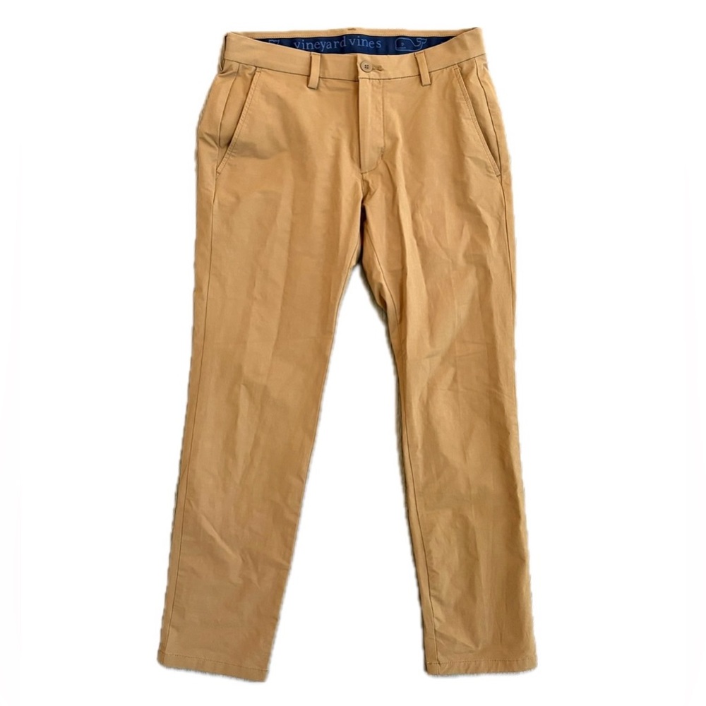 Vineyard Vines Performance Pants Men’s Size 30 x 30 Tan Brown Chino Stretch